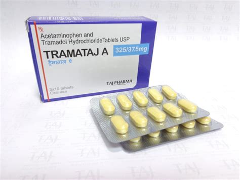 Acetaminophen Tramadol Hydrochloride Tablets 37 5 325 Mg Termataj A