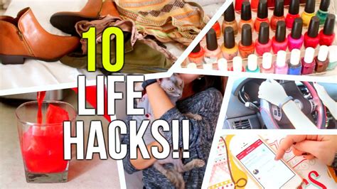 10 Life Hacks Every Girl Should Know Courtney Lundquist Youtube