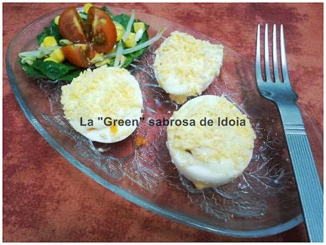 La Green Sabrosa De Idoia Huevos Rellenos De Zanahoria