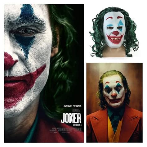 2019 New Joker Arthur Fleck Cosplay Mask Gotham Arkham Joaquin Phoenix