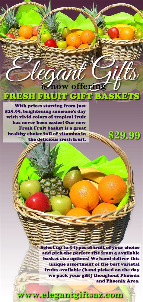 Fresh Fruit Baskets Hand Delivered In Phoenix And Phoenix Area Starting