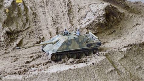 Rc Jagdpanther Treffpunkt Modellbau Paaren Im Glien 2016 Youtube