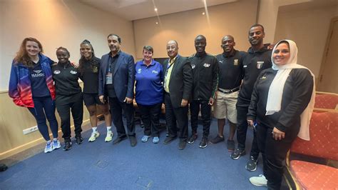 African Hockey Federation Fih President Mr Tayyab Ikram Holds