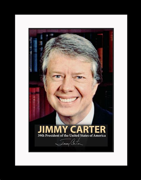Jimmy Carter 39th President Poster Picture Or Framed Wall Art Etsy