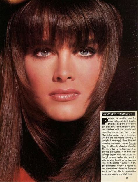 Brooke Shields 1986 Beautiful Celebrities Beautiful Models