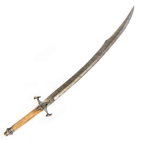 Arabian Scimitar Sword High Carbon Damascus Steel 41 Battling Blades