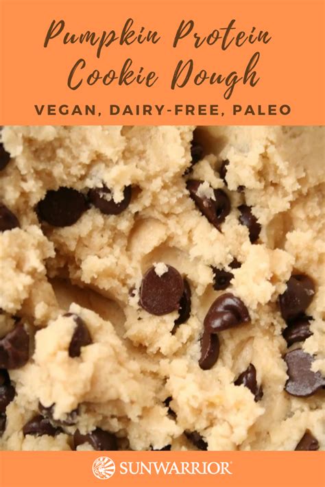 All of the good adjectives. Pumpkin Protein Cookie Dough | Protein cookie dough ...