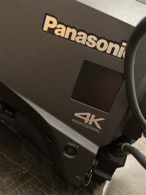 Panasonic Ak Uc3000gs 4k Handheld Studio Efp Camera With Studio Vf Used