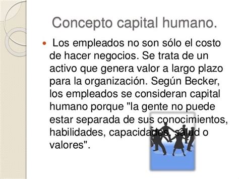 Definicion De Gestion Del Capital Humano Segun Autores Colorage