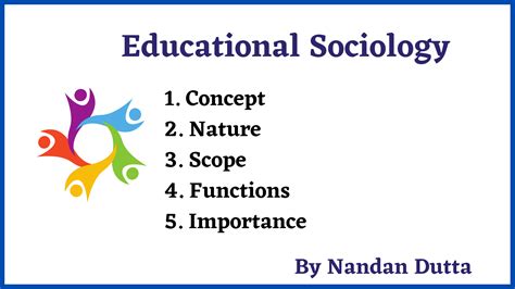 Educational Sociology Concept And Definition Nature Scope