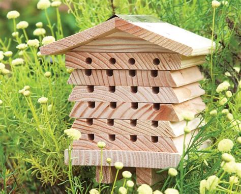 British Horticulturist Bee House Attracts Non Swarming Bees