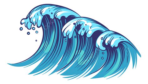 Sea Ocean Waves Vector Design Images Stormy Sea Ocean Water Wave On