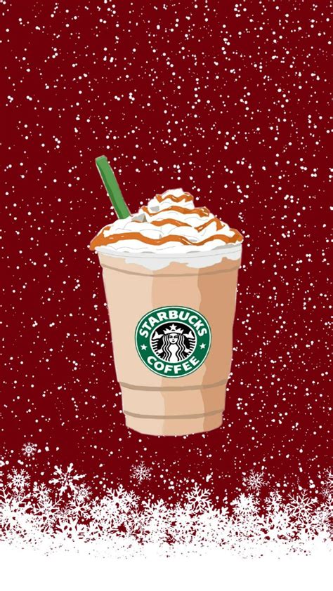 Starbucks Caramel Frappuccino Christmas Wallpaper Fondo De Pantalla