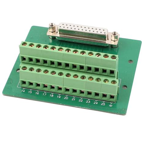 Db25 D Sub Female Adapter To 25 Pin Port Terminal 2 Row Screw Breakout
