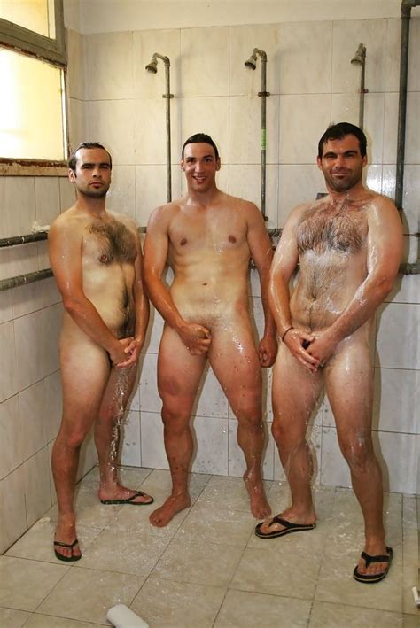 Naked Hairy Man Shower