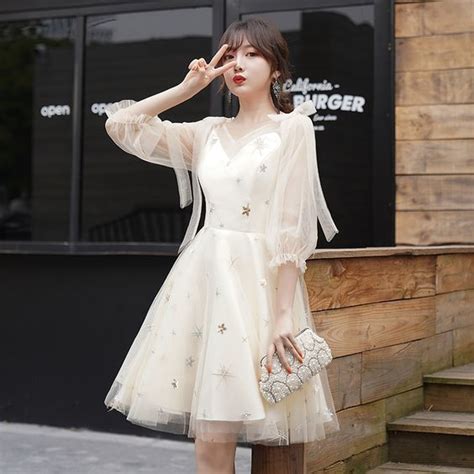 cute tulle short prom dress cocktail dress ml10123 in 2020 korean fashion dress fancy dresses