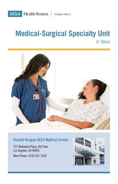 Medical Surgical Specialty Unit West Ucla Health System