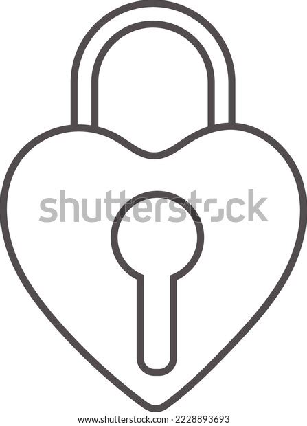 Outline Set Doodle Love Themes Valentine Stock Vector Royalty Free