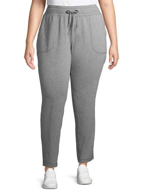 Athletic Works Women S Plus Size Athleisure Core Knit Pant Sweatpant Walmart Com