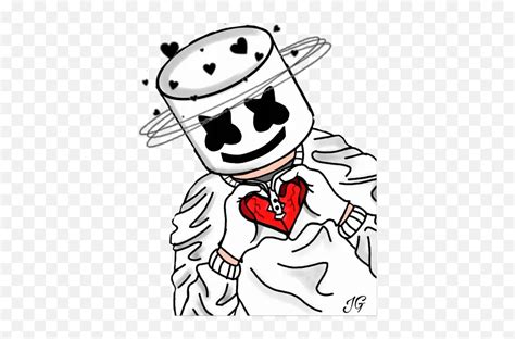 Marshmello Límmiðar Fyrir Whatsapp Marshmello Broken Heart Emoji