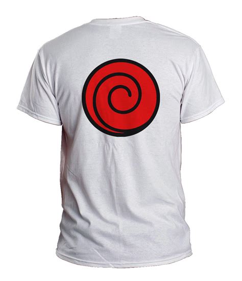 Uzumaki Clan Symbol On Back Naruto Men T Shirt Tee Meh Geek