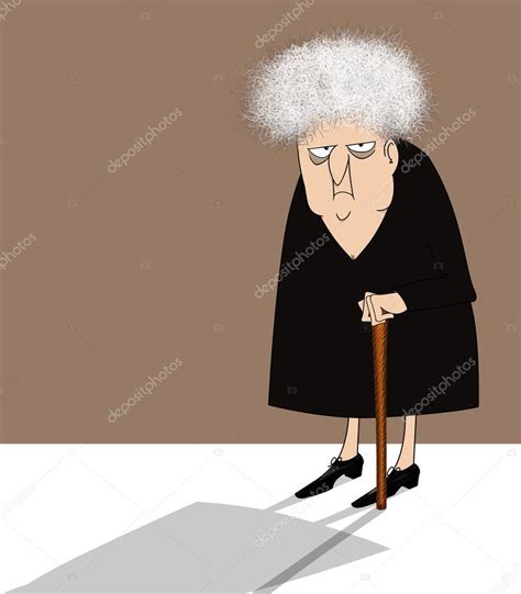 Pictures Old Lady With A Cane Cranky Old Lady With Cane