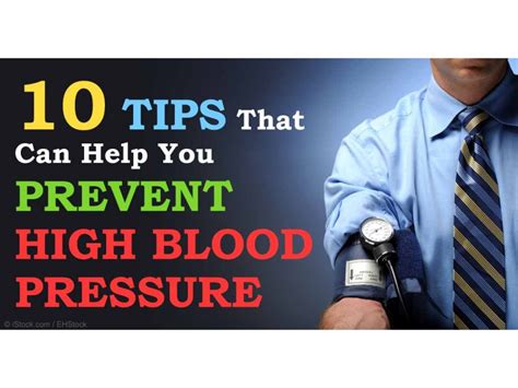 10 Tips To Help To Prevent High Blood Pressure Ramsey Nj Patch