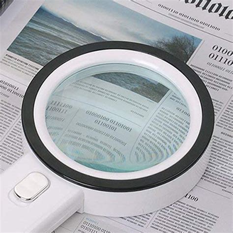 2x Magnifying Glass 20x Large Magnifier With Light Led Illuminated Handhe R8w4 194982385443 Ebay