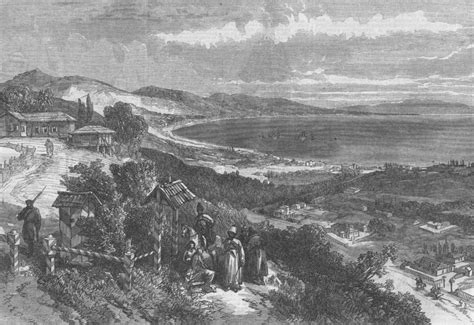 Georgia Sukhumi Scene Of Russian Circassian War Antique Print 1866
