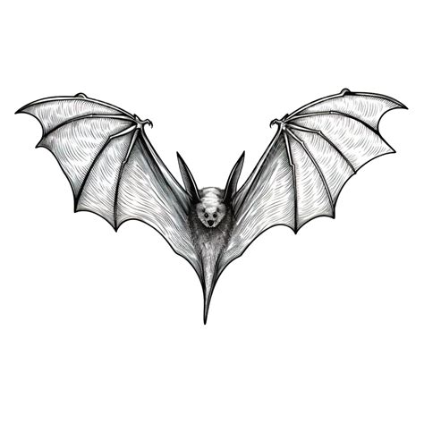 Bat Hand Drawn Vector Illustration Great For Halloween Design Bat