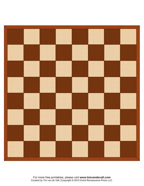 chess board template tims printables