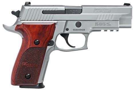 Shop Sig Sauer P226 Stainless Elite 40 Sandw Full Size Pistol With Night