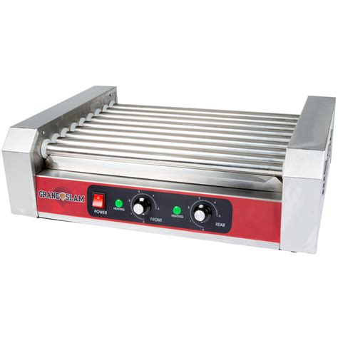 Grand Slam Hdrg24 24 Hot Dog Roller Grill With 9 Rollers 110v 1350w