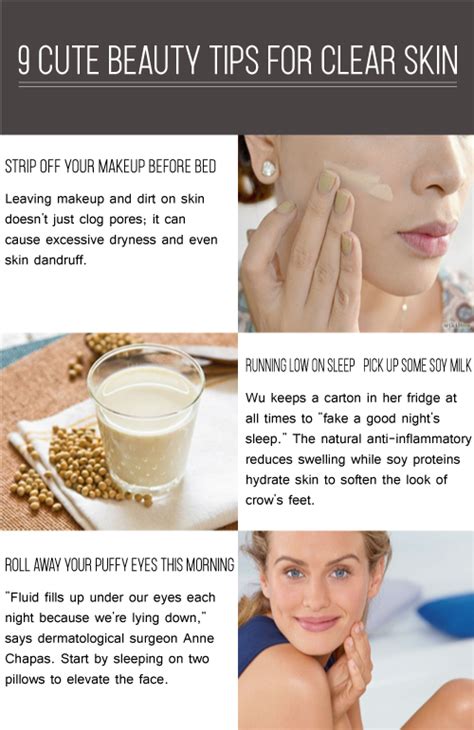 These 9 Cute Beauty Tips For Clear Skin Effective Tips Are The Most