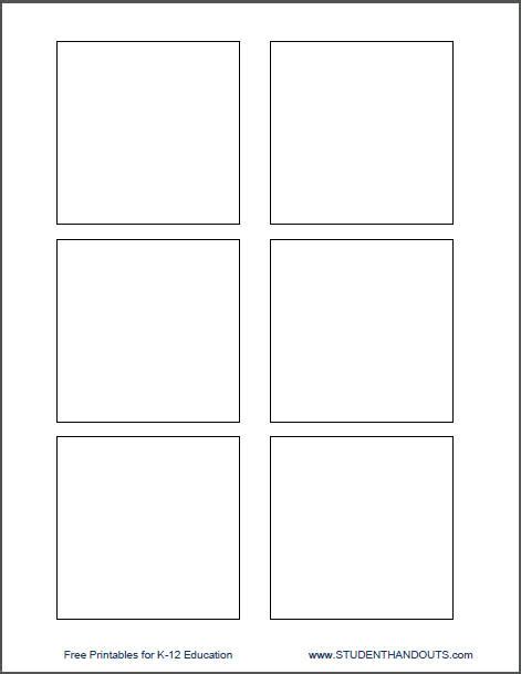 Template For Printing Directly On 3 X 3 Post It Notes Student Handouts