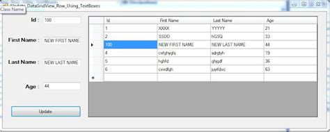 VB NET How To Update A DataGridView Row With TextBox Using VB NET LaptrinhX