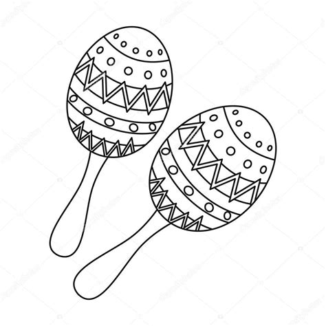 Maracas Coloring Coloring Pages