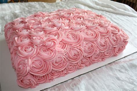 Rose Ombre Cake Birthday Sheet Cakes Girl Cakes Birthday Cake Girls