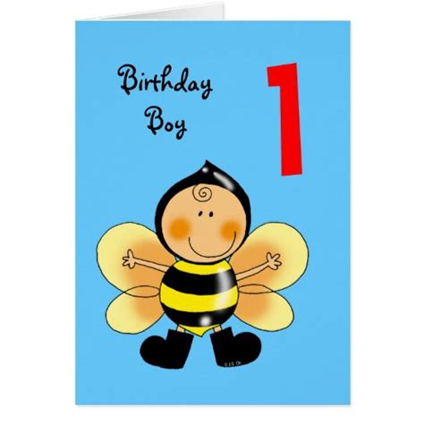 Printable Birthday Cards For 1 Year Old Boy Printable Birthday Cards