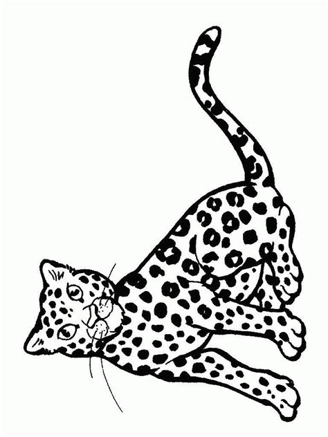 Surprising leopard coloring pages printable with download free. Cute Baby Cheetah Coloring Pages - Coloring Home