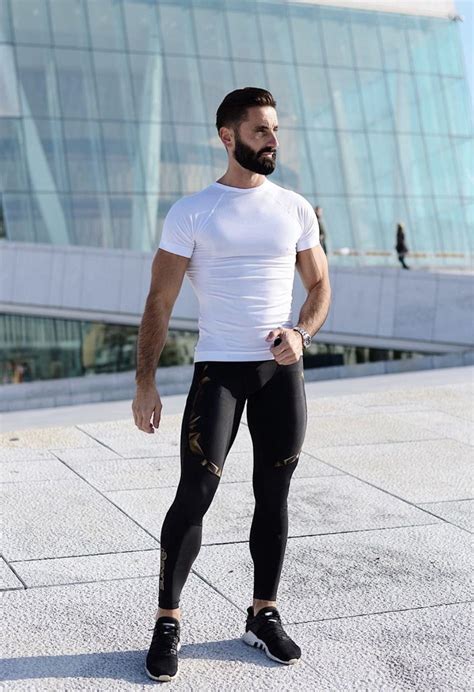 Men’s Training Gear Gym Outfit Men Mens Workout Clothes Mens Leggings Fashion