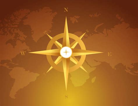 13900 Gold Compass Stock Illustrations Royalty Free Vector Graphics