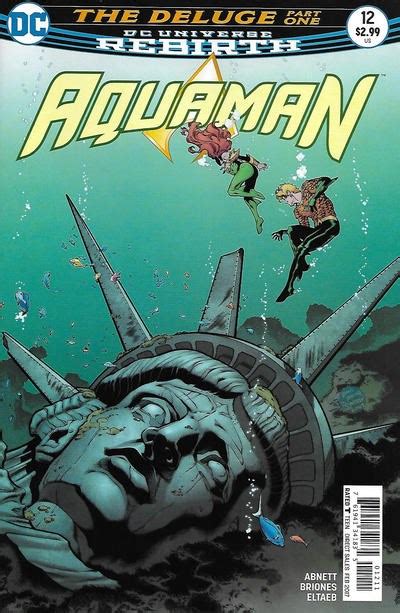 Aquaman 12 Brad Walker Drew Hennessy Cover Aquaman 2016 Series Dc Comics