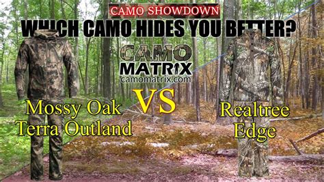 Compare Mossy Oak Terra Outland VS Realtree Edge With Simulated Deer