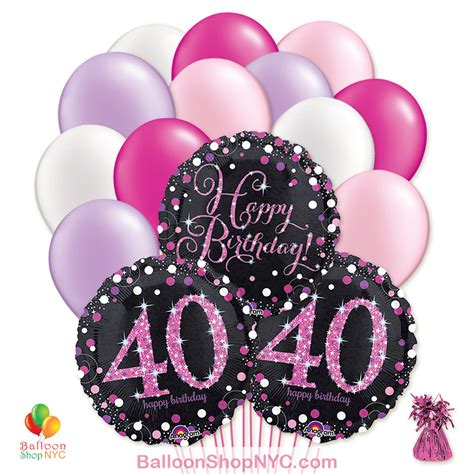 We delivery party balloons perth, balloon decorations, balloon bouquets and gifts throughout the perth metro area, western australia. 40 Pretty Pink Happy Birthday Mylar Latex Pearl Balloon ...