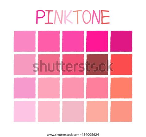 Pinktone Color Tone Without Name Vector Stock Vector Royalty Free