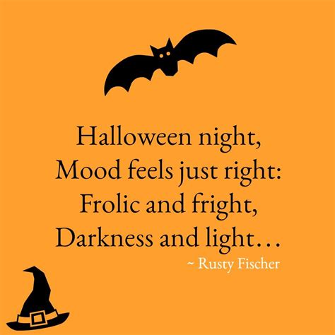 Frolic And Fright A Halloween Poem Halloween Poems Halloween