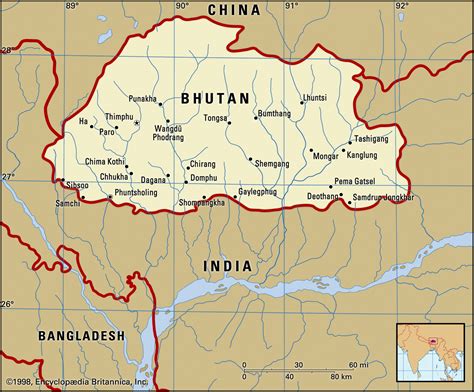 Bhutan History Map Flag Population Capital Language And Facts