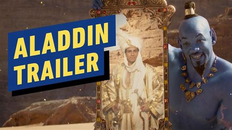 Aladdin Official Trailer Will Smith Naomi Scott Mena Massoud Aladdin Official