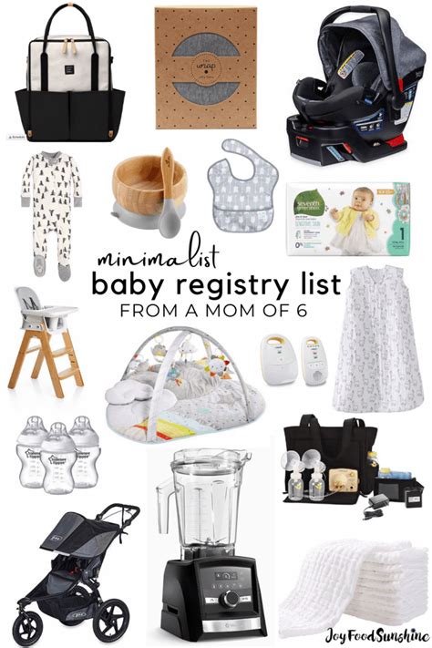 Baby Registry List Joyfoodsunshine